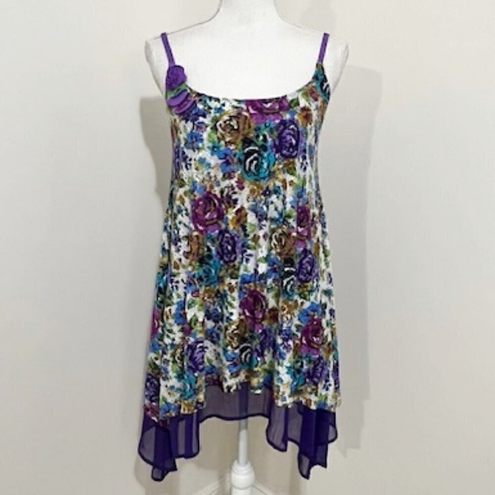 Betsey Johnson Gypsy Rose Swim Beach Cover-Up Dress